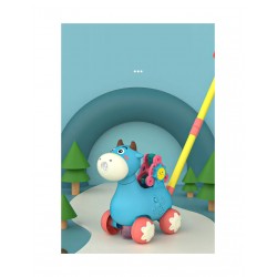 WOOPIE 44893 Pchacz Krówka z dźwiękiem niebieski