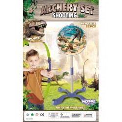 WOOPIE 45401 Zestaw małego Łucznika Dinozaury 32 el.