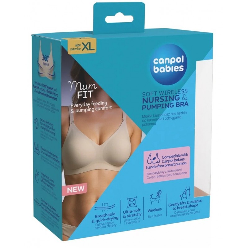 CANPOL 78/016 Mum fit biustonosz do karmienia i odciągania XL