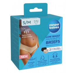 CANPOL 78/018 Mum fit majtki ciążowe pod brzuch rozmiar S/M 2 szt.