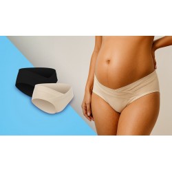 CANPOL 78/019 Mum fit majtki ciążowe pod brzuch rozmiar L 2 szt.