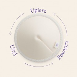 5357 WKŁADKI LAKTACYJNE WIELORAZOWE 4SZT LANSINOH