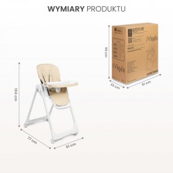 KRZESEŁKO DO KARMIENIA MEGALO DARK GREY