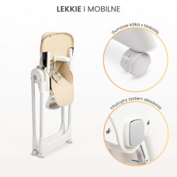 KRZESEŁKO DO KARMIENIA MEGALO BEIGE