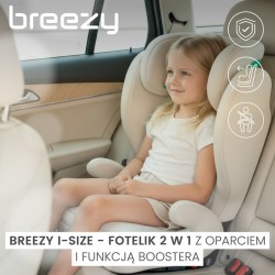 FOTELIK BREEZY BEIGE (100-150cm)