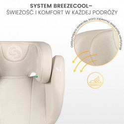 FOTELIK BREEZY FIX BLACK (100-150cm)