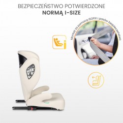 FOTELIK BREEZY FIX BEIGE (100-150cm)