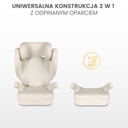 FOTELIK BREEZY FIX BEIGE (100-150cm)