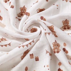 397/15 PIELUSZKI BAMBUSOWE 3SZT BRĄZOWE