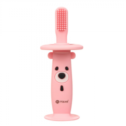 HAXE HX703 Muzyczna szczoteczka - gryzak dla dzieci Lulino 6m+ różowa