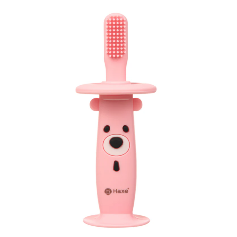 HAXE HX703 Muzyczna szczoteczka - gryzak dla dzieci Lulino 6m+ różowa