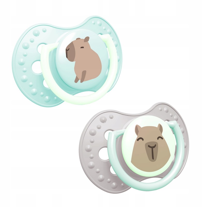 LOVI 22/933boy Smoczek silikonowy dynamiczny 6-18m 2 szt CapiChill Boy