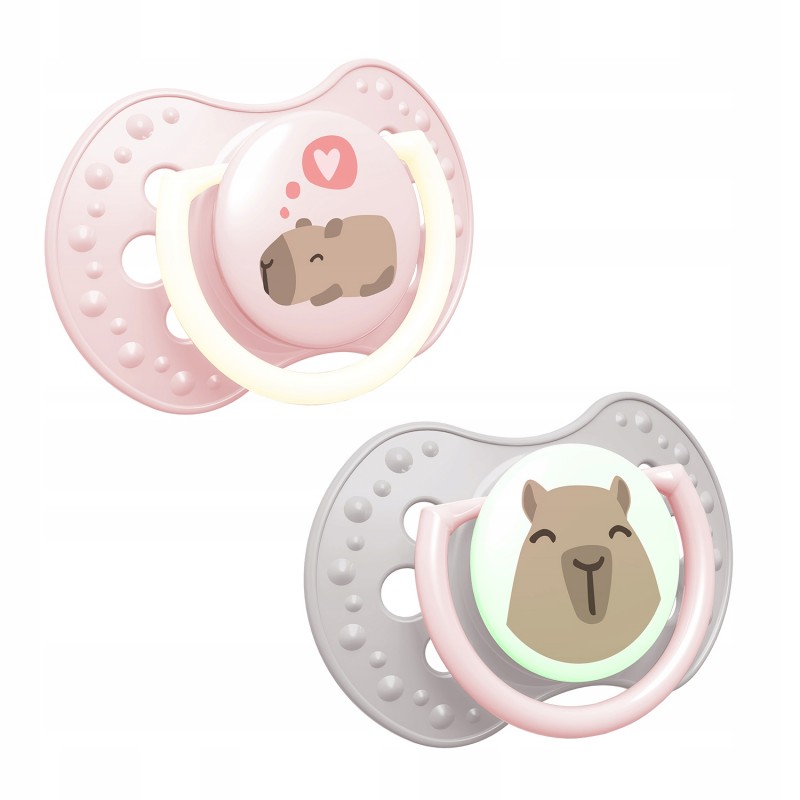 LOVI 22/934girl Smoczek silikonowy dynamiczny 18+ 2 szt CapiChill Girl