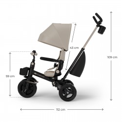 KINDERKRAFT Rowerek trójkołowy AVEO 2 Plus Beige