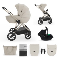 KINDERKRAFT Wózek wielofunkcyjny 3w1 PRIME 3 SAND DUNE