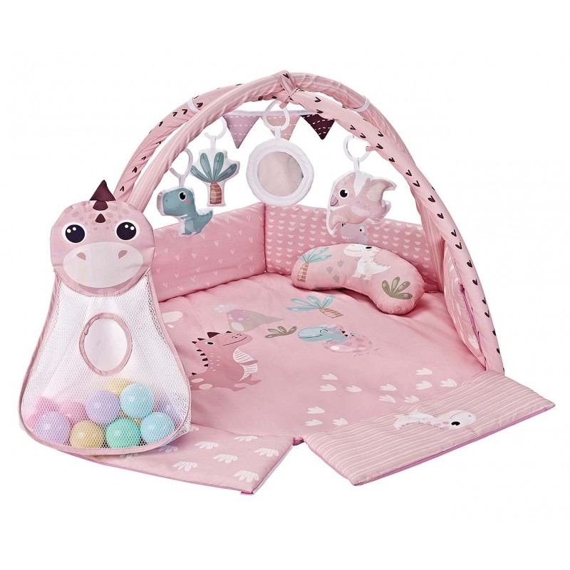 MILLY MALLY 6829 TinyMini CC9881 Mata edukacyjna Dino Pink