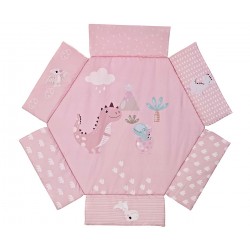 MILLY MALLY 6829 TinyMini CC9881 Mata edukacyjna Dino Pink