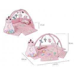 MILLY MALLY 6829 TinyMini CC9881 Mata edukacyjna Dino Pink