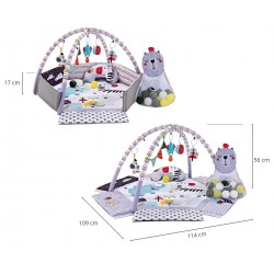 MILLY MALLY 6830 TinyMini CC9639 Mata edukacyjna Śpiący Miś