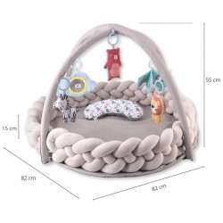 MILLY MALLY 6832 TinyMini 8676 Mata edukacyjna Warkocz