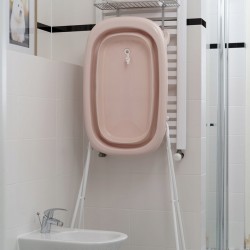 TEGA FB-004-129 Wanienka składana z odpływem j.niebieski