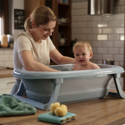 TEGA FB-004-130 Wanienka składana z odpływem j.różowy