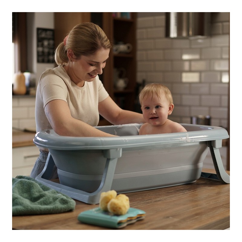 TEGA FB-004-130 Wanienka składana z odpływem j.różowy