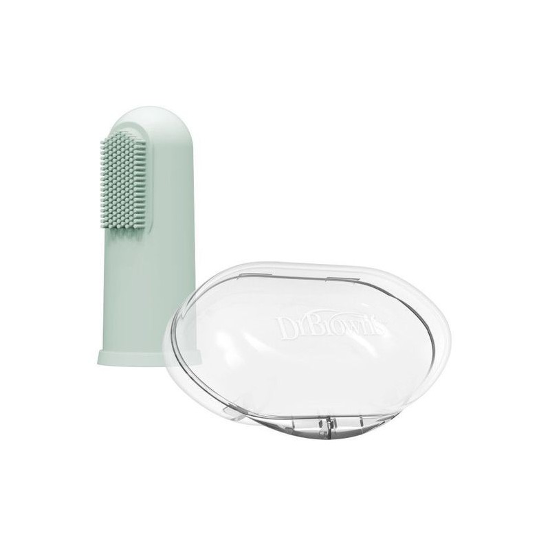 HG126 SILIKONOWA SZCZOTECZKA DO CZYSZCZENIA ZĘBÓW Z PUDEŁKIEM ZIELONA