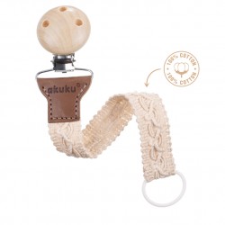 A0715 TASIEMKA DO SMOCZKA BAWEŁNA ECRU