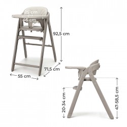 KINDERKRAFT Krzesełko TINO beige