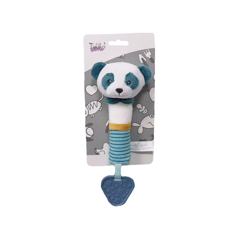 AXIOM 9552 Zabawka z dźwiękiem Panda niebieska 17 cm