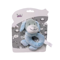 AXIOM 9558 Grzechotka Piesek niebieski 14 cm