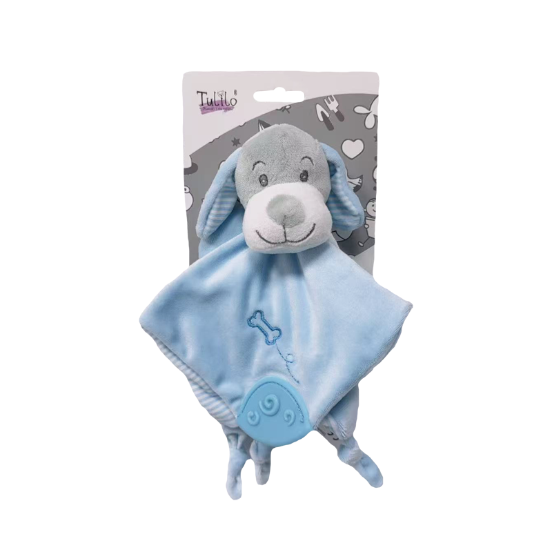 AXIOM 9559 Miluś Piesek niebieski 25 cm