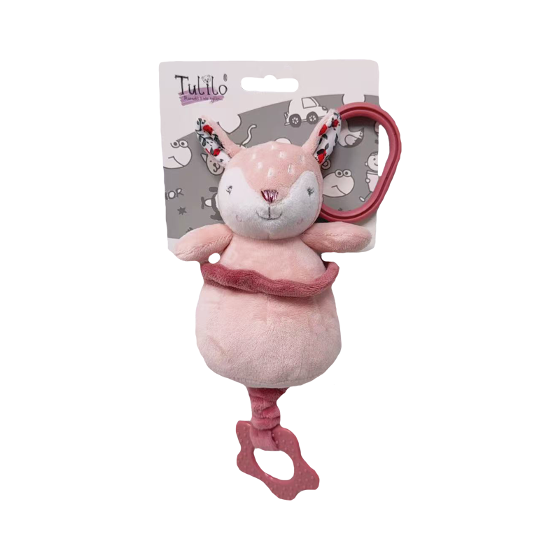 AXIOM 9561 Pozytywka Lisek różowy 14 cm