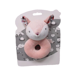 AXIOM 9562 Grzechotka Lisek różowy 14 cm