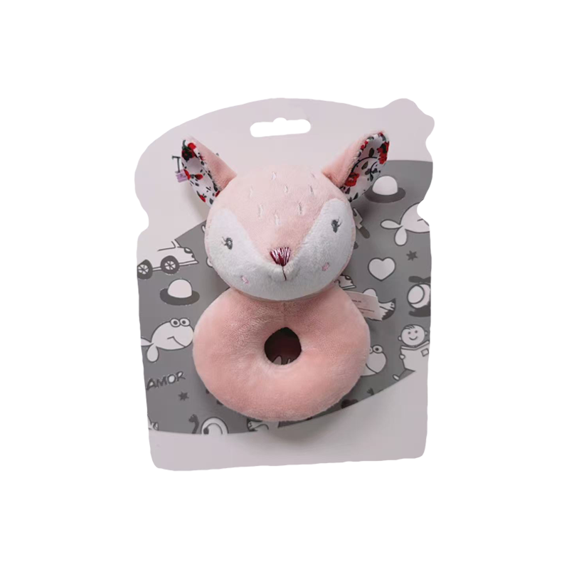 AXIOM 9562 Grzechotka Lisek różowy 14 cm