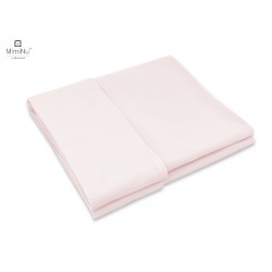 KIECZMERSKI Kocyk 75x100 cm MIMINU SOFT interlock bawełna 100% pudrowy róż