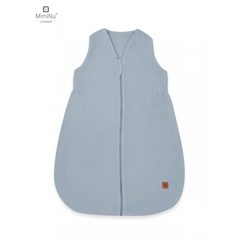 KIECZMERSKI Śpiworek letni AVI MUŚLIN bawełna 100% 3-12m, 0,5-1TOG jeans