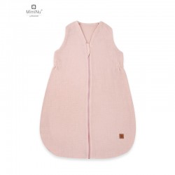 KIECZMERSKI Śpiworek letni AVI MUŚLIN bawełna 100% 3-12m, 0,5-1TOG pudrowy róż