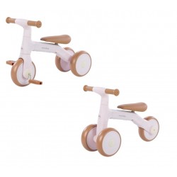 MOOVKEE TODI Rowerek trójkołowy biegowy z pedałami 3w1 blossom pink