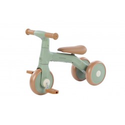 MOOVKEE TODI Rowerek trójkołowy biegowy z pedałami 3w1 soft mint