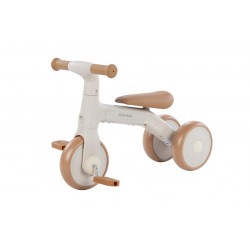 MOOVKEE TODI Rowerek trójkołowy biegowy z pedałami 3w1 warm sand