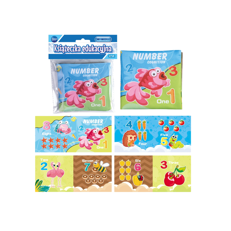 ARTYK 180460 Książeczka Malucha E-EDU cyferki