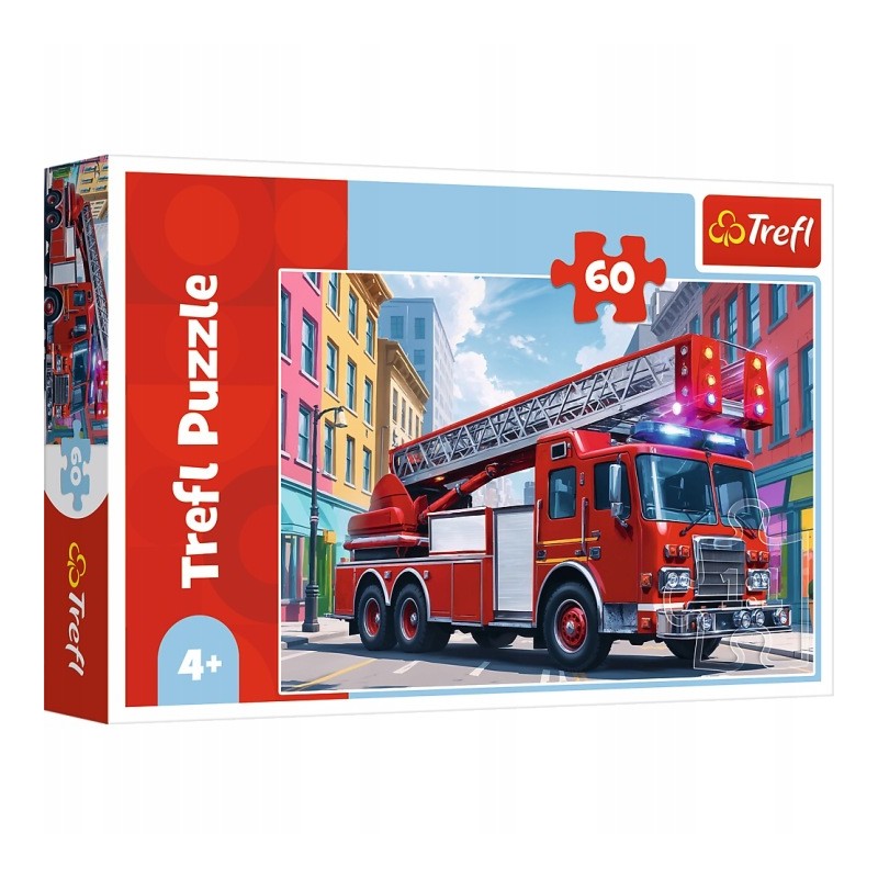 TREFL 17405 Puzzle 60 Wóz strażacki