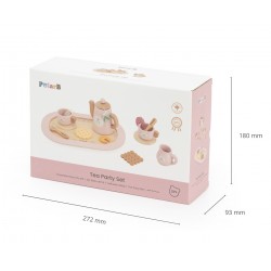 VIGA 44267 PolarB Drewniany zestaw do kawy i herbaty - pink