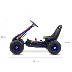 MILLY MALLY 3170 Gokart na pedały Thor Blue