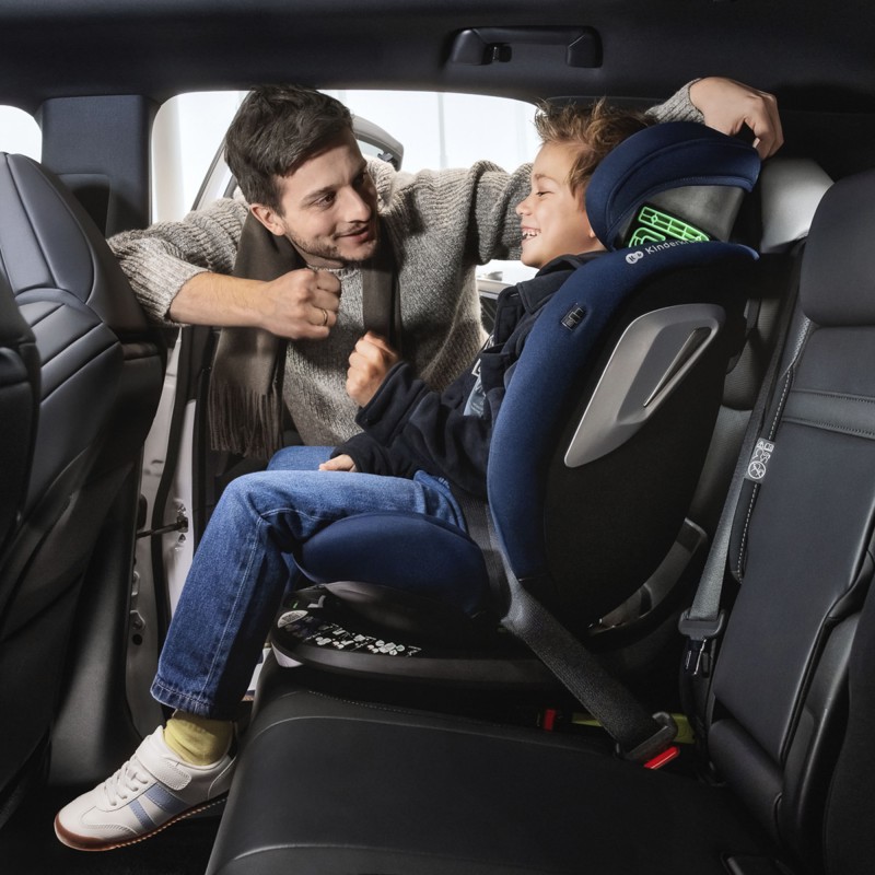 KINDERKRAFT Fotelik samochodowy I-GROW 2 PLUS i-Size black
