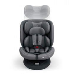 KINDERKRAFT Fotelik samochodowy I-GROW 2 PLUS i-Size grey