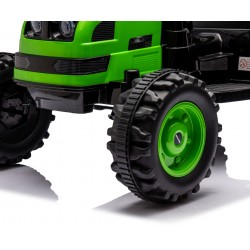 MILLY MALLY 5739 Pojazd na akumulator Traktor z przyczepą Farmer Green