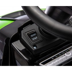 MILLY MALLY 5739 Pojazd na akumulator Traktor z przyczepą Farmer Green